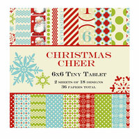 Lily Bee Design - Christmas Cheer Collection - Tiny Tablet - 6 x 6 Paper Pad
