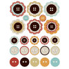 Lily Bee Design - Catching Fall Collection - Chipboard Stickers