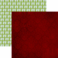 Lily Bee Design - Christmas Town Collection - 12 x 12 Double Sided Paper - City Sidewalks, CLEARANCE