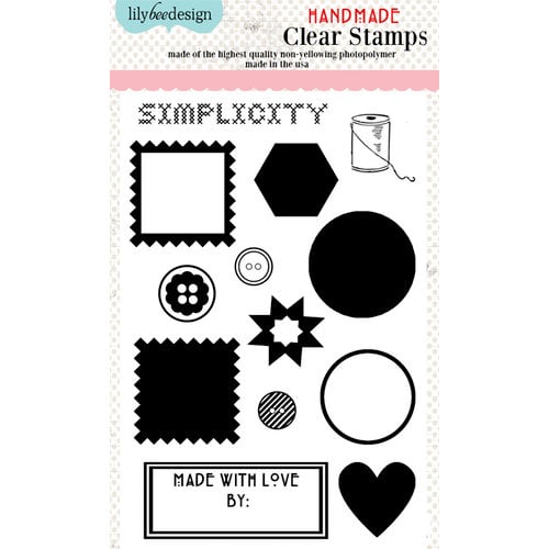 Lily Bee Design - Handmade Collection - Clear Acrylic Stamps