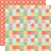 Lily Bee Design - Handmade Collection - 12 x 12 Double Sided Paper - Patchwork