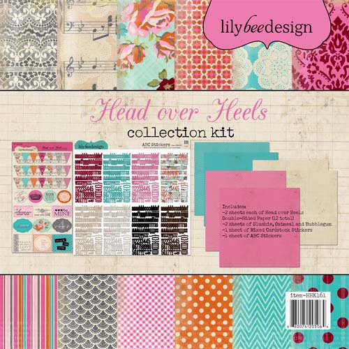 Lily Bee Design - Head Over Heels Collection - 12 x 12 Collection Kit