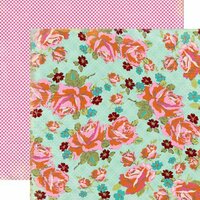 Lily Bee Design - Head Over Heels Collection - 12 x 12 Double Sided Paper - Swoon