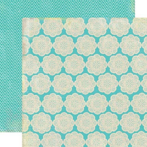 Lily Bee Design - Head Over Heels Collection - 12 x 12 Double Sided Paper - Dreamy