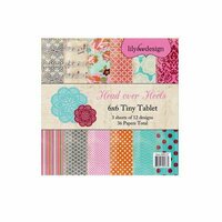 Lily Bee Design - Head Over Heels Collection - Tiny Table - 6 x 6 Paper Pad