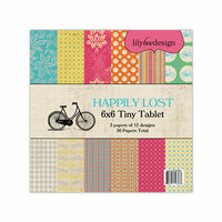 Lily Bee Design - Happily Lost Collection - Tiny Tablet - 6 x 6 Paper Pad