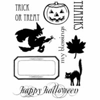 Lily Bee Design - Harvest Market Collection - Halloween - Clear Acrylic Stamps