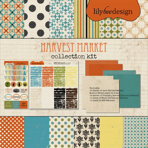 Lily Bee Design - Harvest Market Collection - Halloween - 12 x 12 Collection Kit