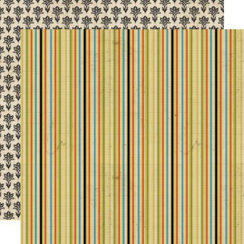 Lily Bee Design - Harvest Market Collection - Halloween - 12 x 12 Double Sided Paper - Hayride