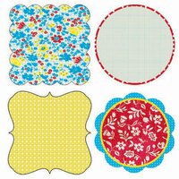 Lily Bee Design - Hello Sunshine Collection - 12 x 12 Die Cuts - Frames, CLEARANCE