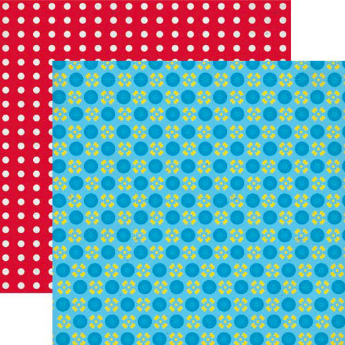 Lily Bee Design - Hello Sunshine Collection - 12 x 12 Double Sided Paper - Fly A Kite, CLEARANCE