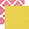 Lily Bee Design - Hello Sunshine Collection - 12 x 12 Double Sided Paper - Savannah, CLEARANCE