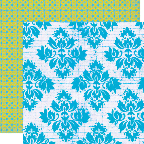 Lily Bee Design - Hello Sunshine Collection - 12 x 12 Double Sided Paper - Picnic, CLEARANCE