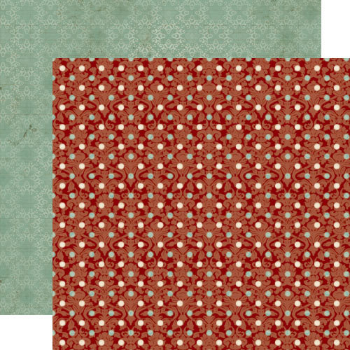 Lily Bee Design - Jingle Collection - Christmas - 12 x 12 Double Sided Paper - Peppermint