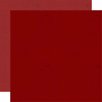 Lily Bee Design - Jingle Collection - Christmas - 12 x 12 Double Sided Paper - Cranberry