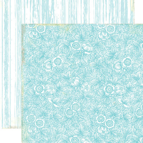 Lily Bee Design - Picket Fence Collection - 12 x 12 Double Sided Paper - Veranda