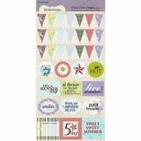 Lily Bee Design - Picket Fence Collection - Cardstock Stickers