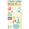 Lily Bee Designs - Pinwheel Collection - Chipboard Stickers