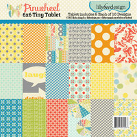Lily Bee Designs - Pinwheel Collection - Tiny Tablet - 6 x 6 Paper Pad