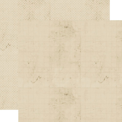 Lily Bee Design - Stationary Collection - 12 x 12 Double Sided Paper - Oatmeal