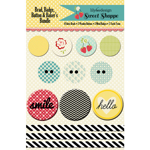 Lily Bee Design - Sweet Shoppe Collection - Embellishment Bundle