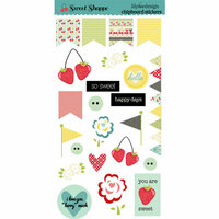 Lily Bee Design - Sweet Shoppe Collection - Chipboard Stickers