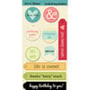 Lily Bee Design - Sweet Shoppe Collection - Cardstock Stickers - Circles and Tags