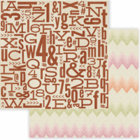 Lily Bee Design - Urban Autumn Collection - 12 x 12 Double Sided Paper - Salted Caramel