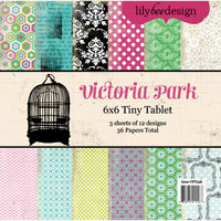 Lily Bee Design - Victoria Park Collection - Tiny Tablet - 6 x 6 Paper Pad