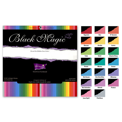 Core'dinations - Black Magic - Color Core Cardstock - Hocus Pocus
