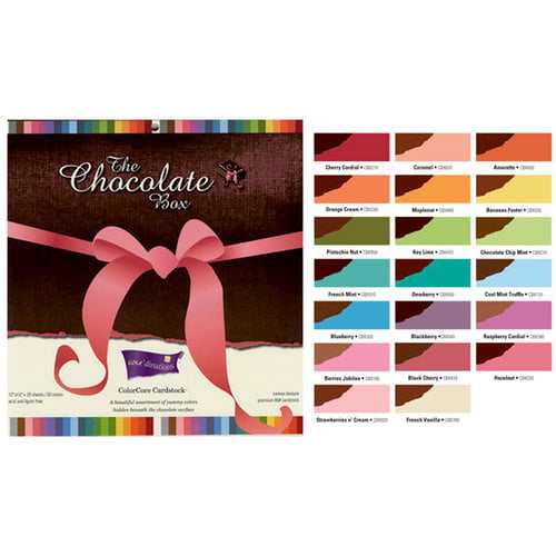 Core'dinations - The Chocolate Box - 12 x 12 Color Core Cardstock