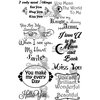 LDRS Creative - Sentiments Collection - Cling Mounted Rubber Stamps - You