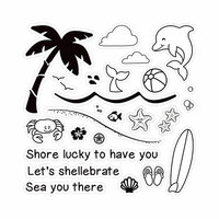 LDRS Creative - Clear Acrylic Stamps - Shore Lucky