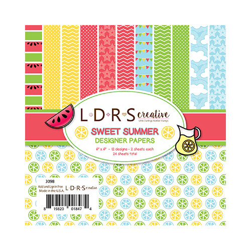 LDRS Creative - 6 x 6 Paper Pack - Sweet Summer