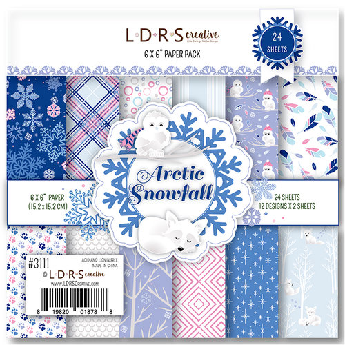 LDRS Creative - 6 x 6 Paper Pack - Arctic Snowfall