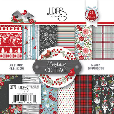 LDRS Creative - 6 x 6 Paper Pack - Christmas Cottage