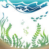 LDRS Creative - 6 x 6 Stencil - Under The Sea