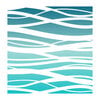 LDRS Creative - 6 x 6 Stencil - Ocean Waves