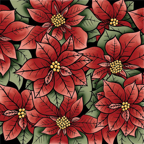LDRS Creative - Clear Photopolymer Stamps - Poinsettia