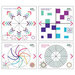 LDRS Creative - Pirouette Collection - Stamping Tool - Pirouette Pattern Templates