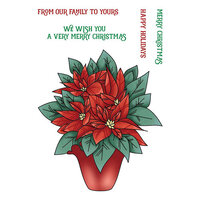 LDRS Creative - Christmas - Clear Photopolymer Stamps - Potted Poinsettia