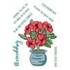 LDRS Creative - Clear Photopolymer Stamps - Potted Hibiscus