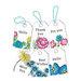 LDRS Creative - Clear Photopolymer Stamps - Spring Gift Tags Stack
