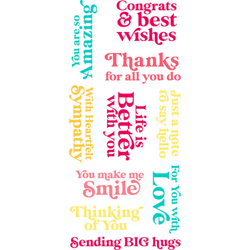 LDRS Creative - Clear Photopolymer Stamps - Everyday Sayings