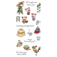 LDRS Creative - Clear Photopolymer Stamps - Barnyard Friends
