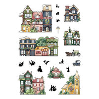 LDRS Creative - Clear Photopolymer Stamps - Christmas Village
