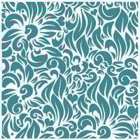 LDRS Creative - Untamed And Unfiltered Collection - Clear Photopolymer Stamps - Floral Reverse Background