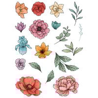 LDRS Creative - Untamed And Unfiltered Collection - Clear Photopolymer Stamps - Bouquet Maker