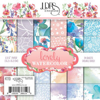 LDRS Creative - Lovely Watercolor Collection - 6 x 6 Paper Pad