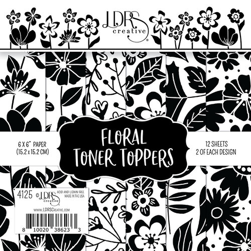 LDRS Creative - Toner Topper Sheets - 6 x 6 - Floral